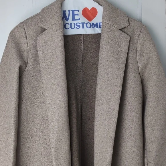 Zara Womens Tan Coat Size Small - Picture 2 of 6